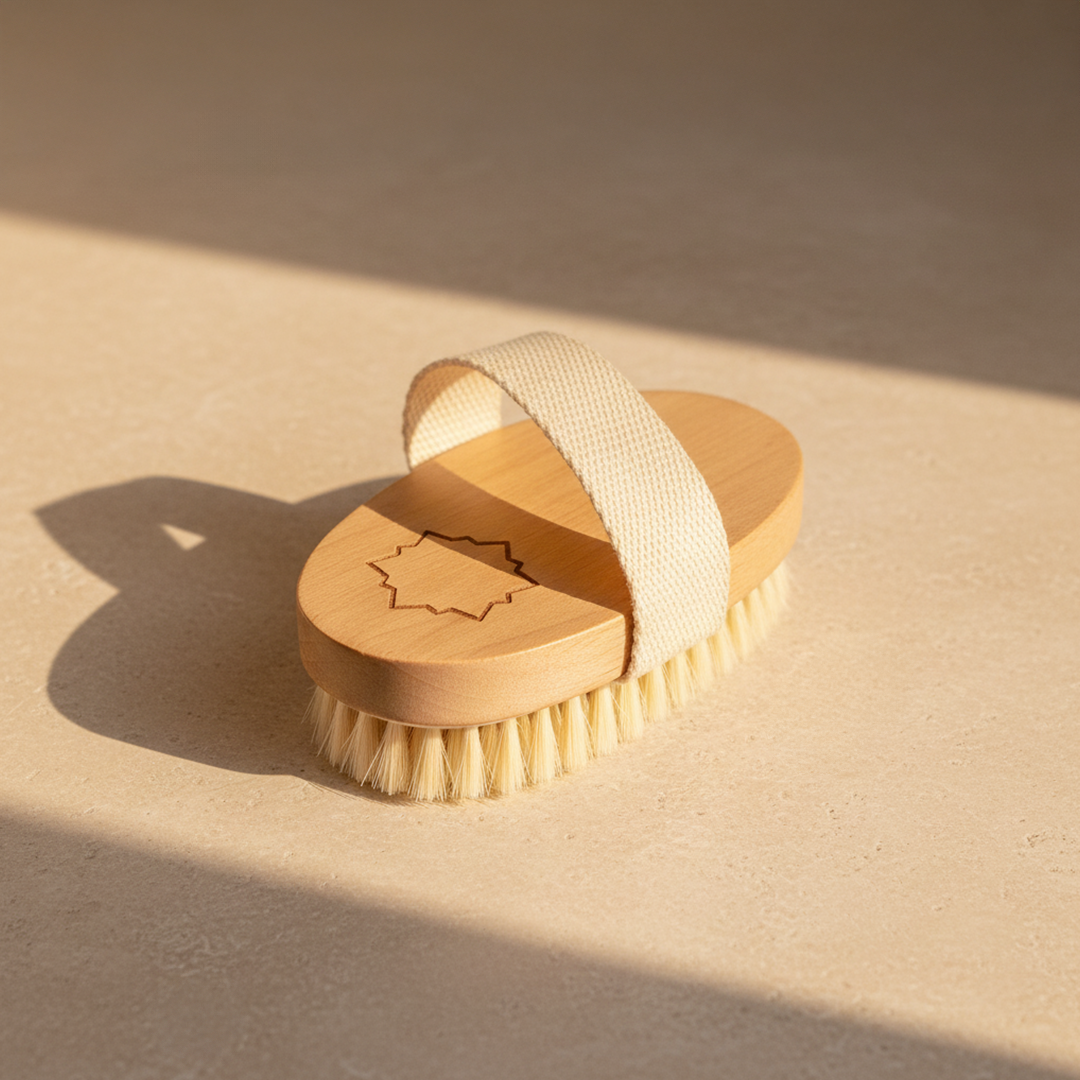 Cepillo exfoliación en seco