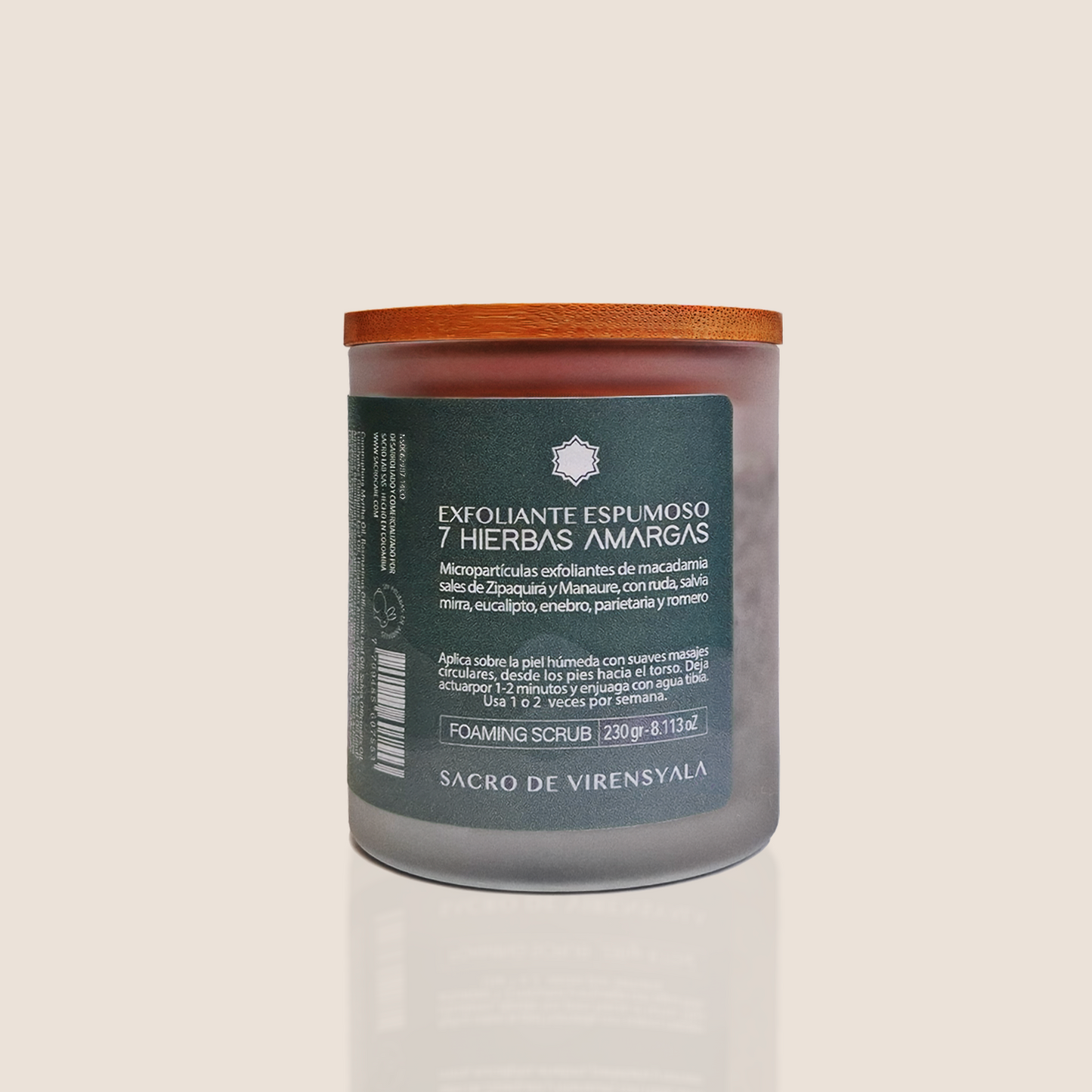 Exfoliante Espumoso 7 Hierbas amargas