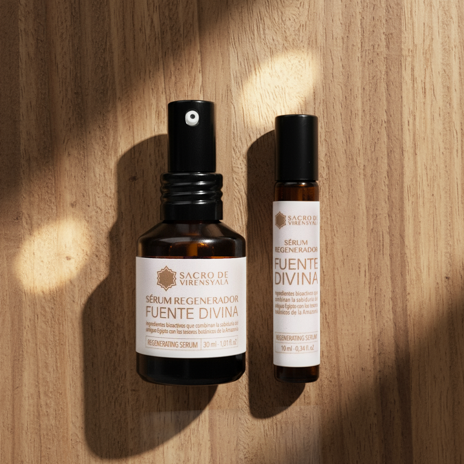 Duo Fuente Divina: Gotero 30ml + Roll-on 10ml