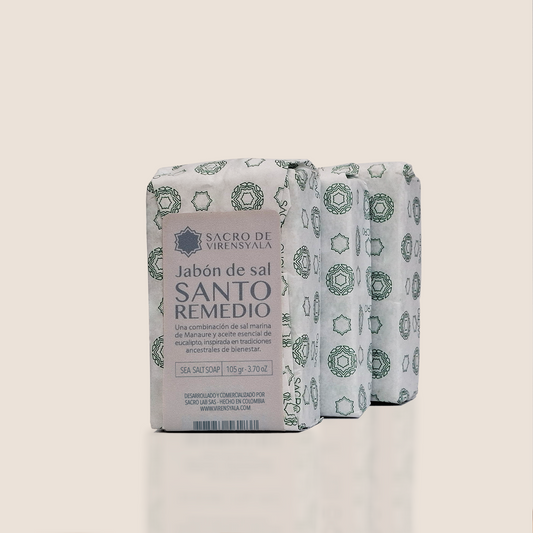 Set Jabones de sal Santo Remedio x 3