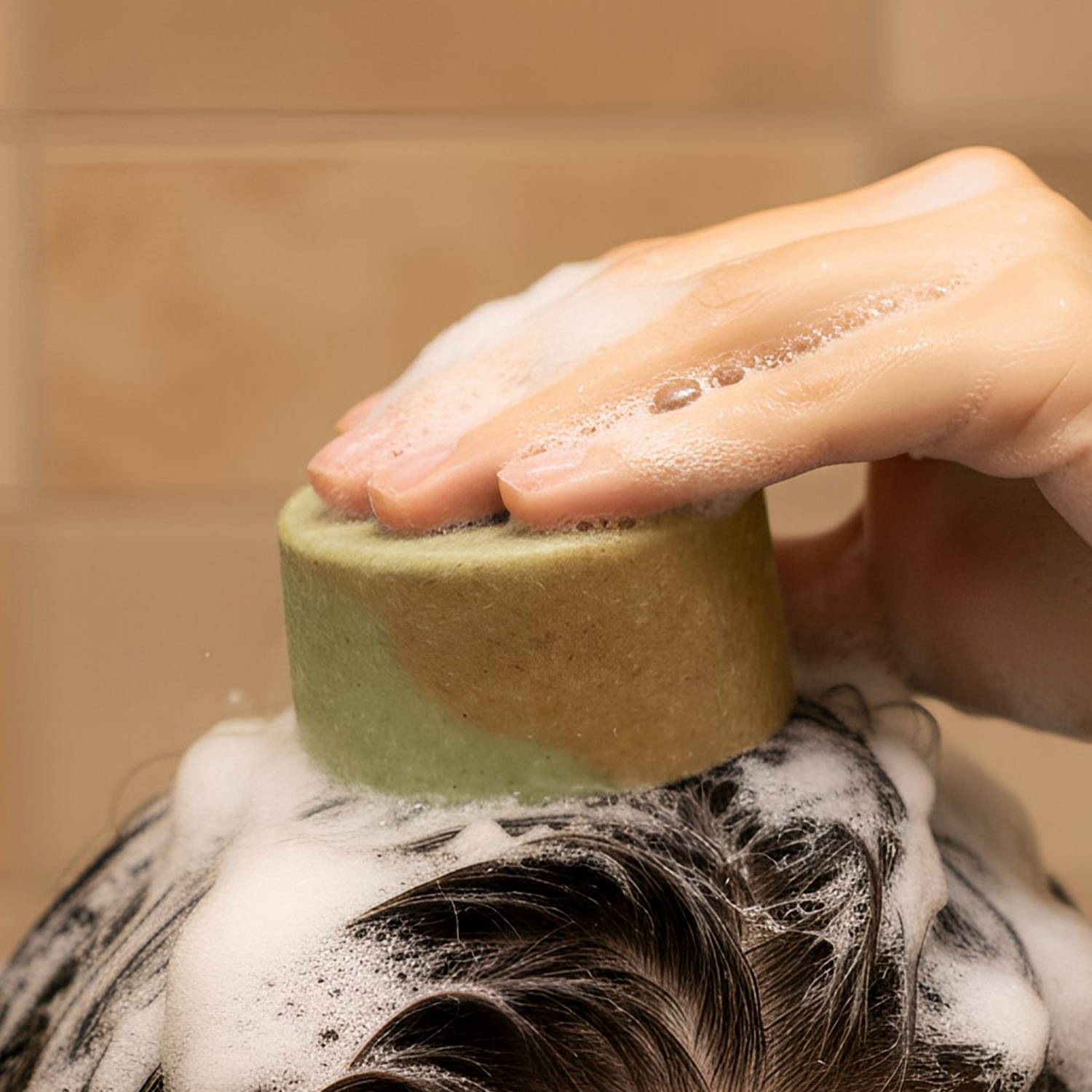 Shampoo sólido Alegría.