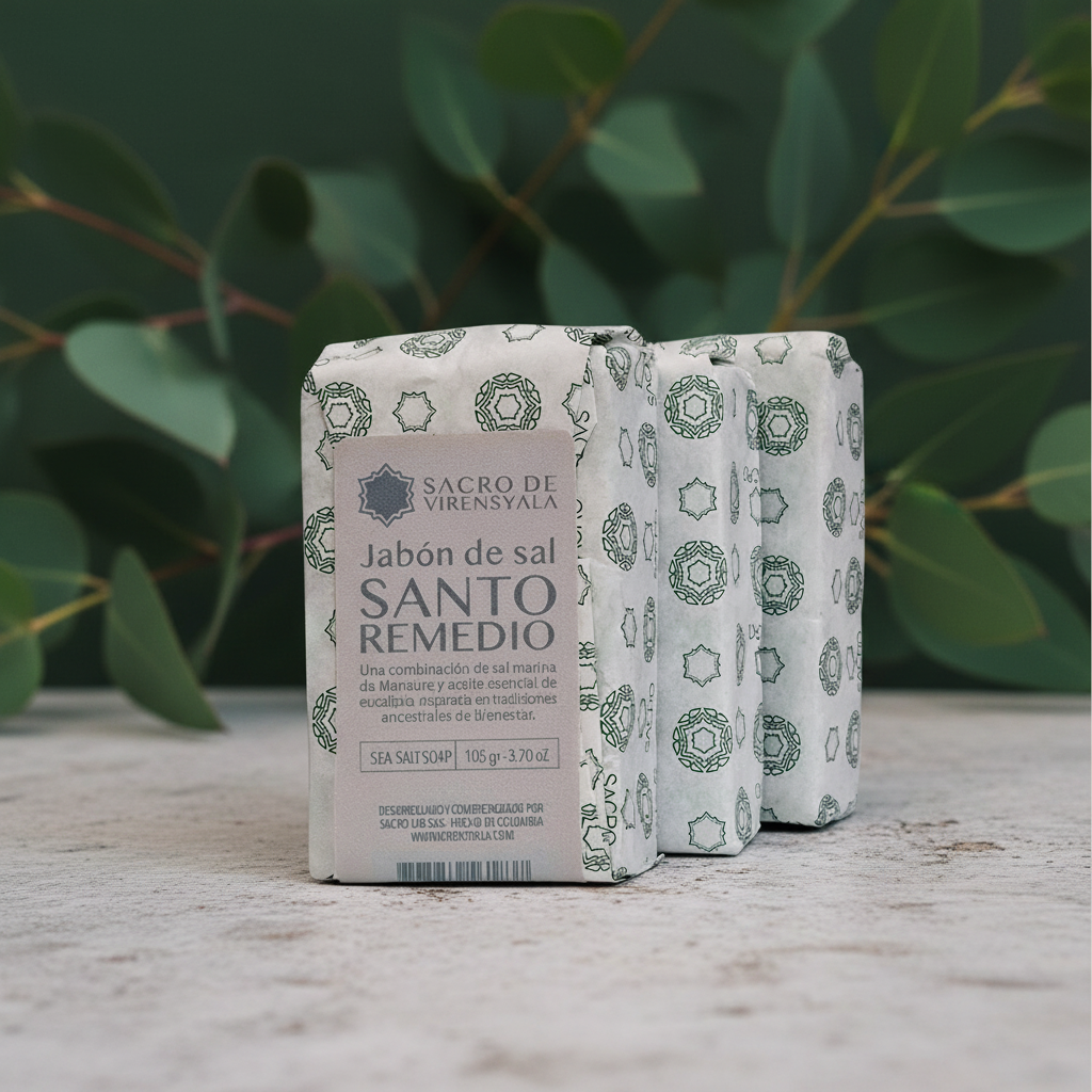 Set Jabones de sal Santo Remedio x 3